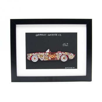 Tablou Chevrolet Corvette C1 1962 - Colectia ART my Cars Tablou Chevrolet Corvette C1 1962 - Colectia ART my Cars