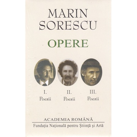Marin Sorescu Opere Vol I Iii Poezii Emag Ro