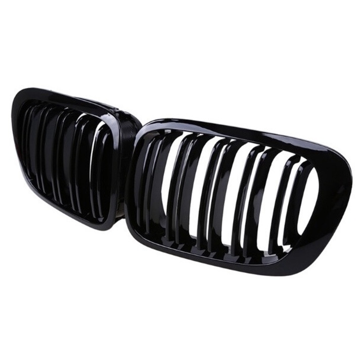 Gratar Flexzon Pentru BMW E46 Inainte de Facelift Lucios Negru