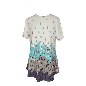 Bluza ATELIER CORAL FLORY, Turquaz Bluza ATELIER CORAL FLORY, Turquaz