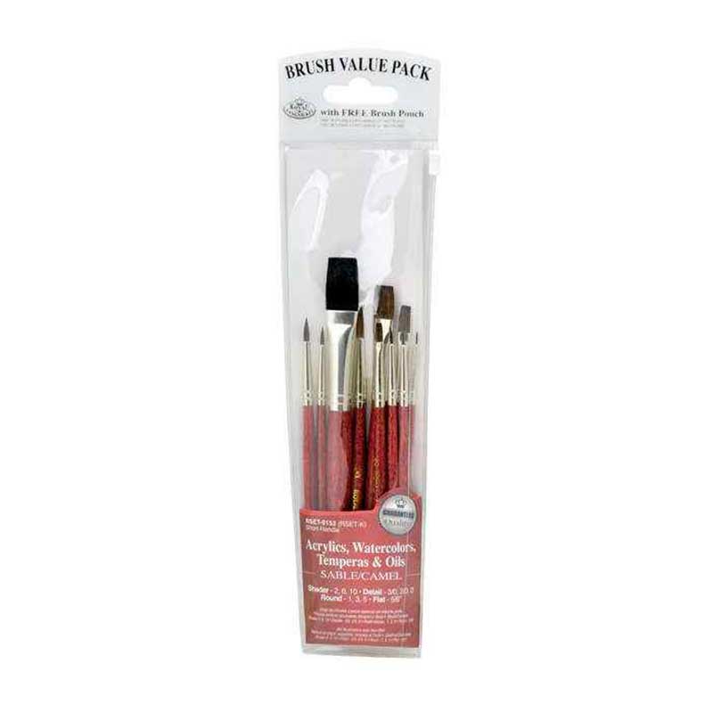 Set 10 pensule fir natural gama Royal Brush Selection