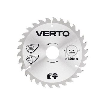 Disc fierastrau circular, 160 x 30 mm, 30 de dinti, 61H120 Verto Disc fierastrau circular, 160 x 30 mm, 30 de dinti, 61H120 Verto