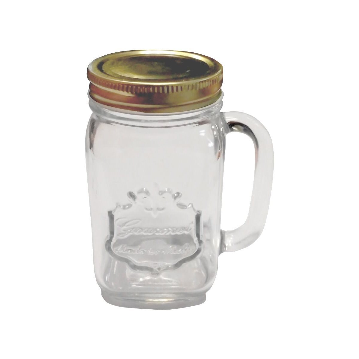 Borcan cu maner 480 ml, sticla - Borgonovo