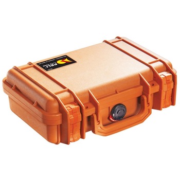 Geanta protectie Peli Small Case 1170, portocalie, cu burete pretaiat inclus Geanta protectie Peli Small Case 1170, portocalie, cu burete pretaiat inclus