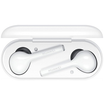 Casti bluetooth Huawei FreeBuds Lite CM-H1C, White Casti bluetooth Huawei FreeBuds Lite CM-H1C, White