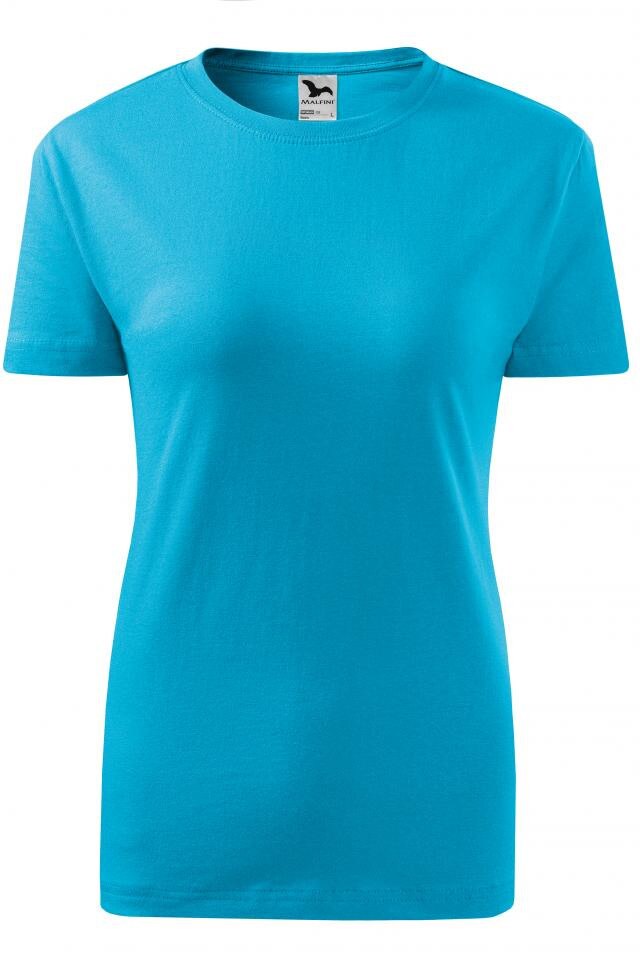 Tricou pentru dama Classic New, Turcoaz