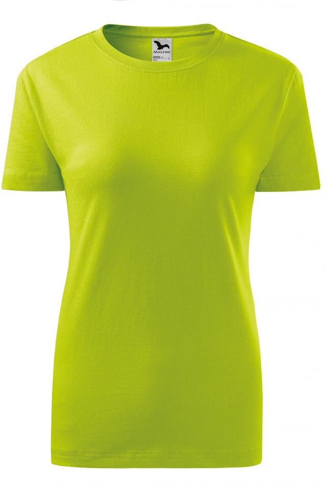 Tricou pentru dama Classic New, Verde lime