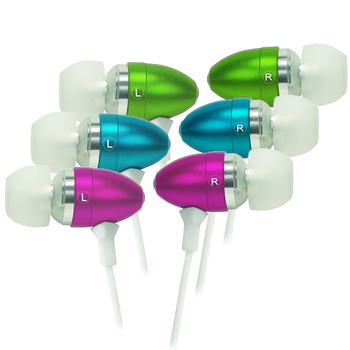 Set 3 casti in ear cu microfon Akyta B013, RAV multicolor Set 3 casti in ear cu microfon Akyta B013, RAV multicolor