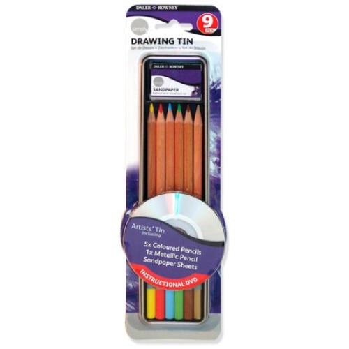 Set 9 creioane pentru desen si schite Daler Rowney