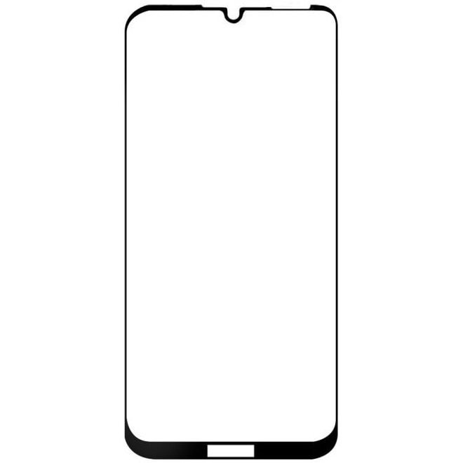 Folie de protectie Lemontti Sticla Full Fit pentru Huawei Y6 2019, Black