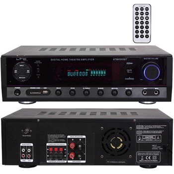 Amplificator polivalent, FM, Bluetooth, USB, AUX, card SD, 2 x 50 W Amplificator polivalent, FM, Bluetooth, USB, AUX, card SD, 2 x 50 W