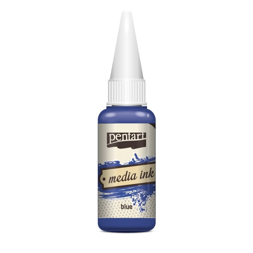 Cerneala Media Ink - albastru, 20 ml