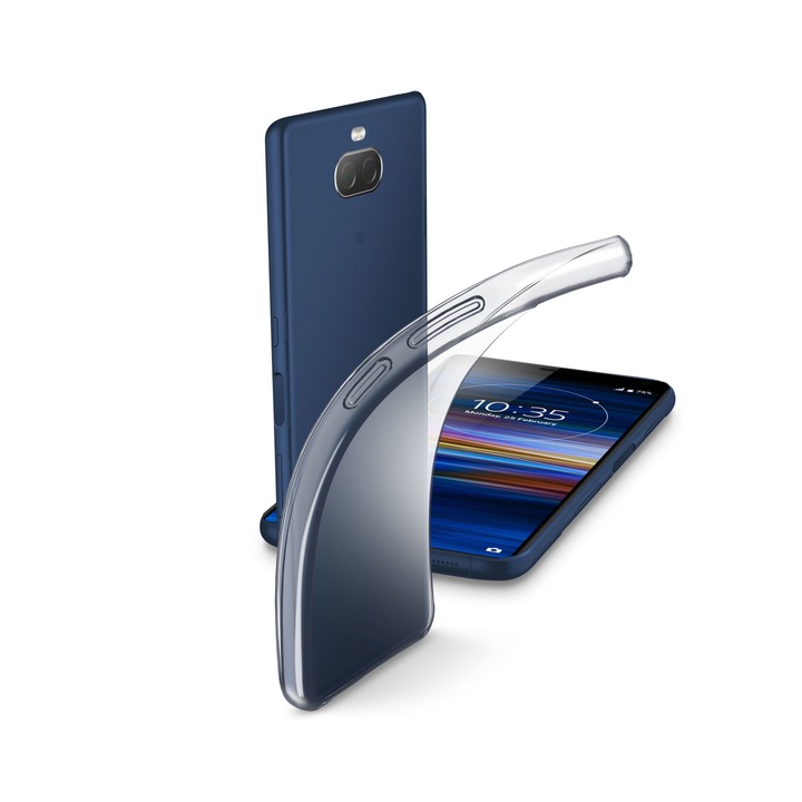 Прозрачен калъф Cellularline Fine за Sony Xperia 10 Plus