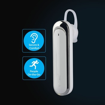Casca Bluetooth, V-TAC, Micro USB, IP20, 10 m, Alb Casca Bluetooth, V-TAC, Micro USB, IP20, 10 m, Alb