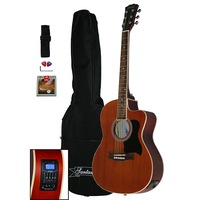 Chitara electro acustica Western Santander WS 55 4EQ NATUR acordor integrat & accesorii