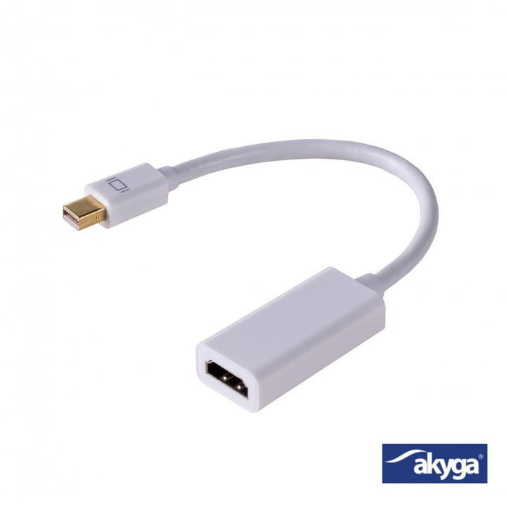 Adapter mini Displayport la HDMI 4K, AK-AD-38, Akyga