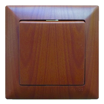 Intrerupator VISAGE WENGE, pentru Interior, 10 A Intrerupator VISAGE WENGE, pentru Interior, 10 A