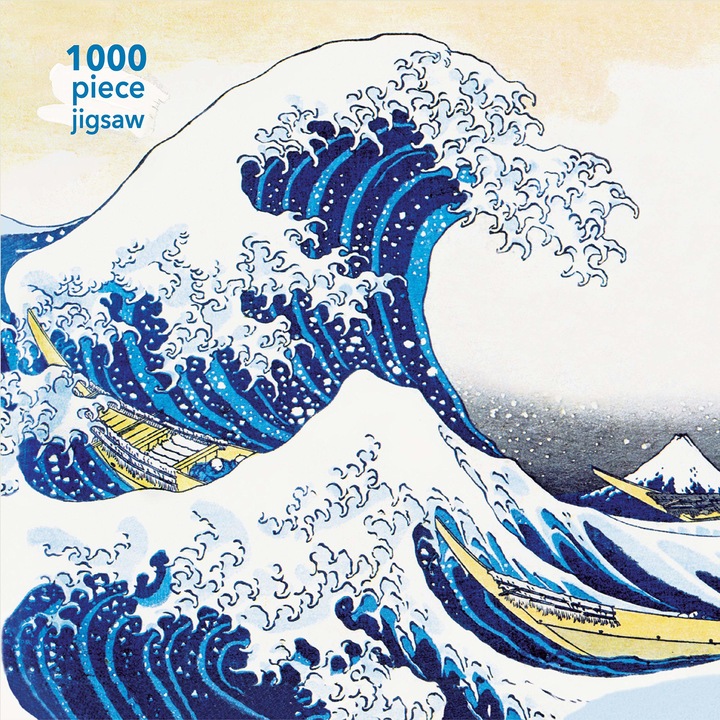 Puzzle 1000 darabos - Felnőtt kirakó Hokusai - A nagy hullám