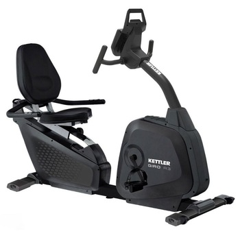 Bicicleta de exercitii-orizontala KETTLER GIRO R/ GIRO R3, Greutate volanta: 8 kg, Greutate utilizator: 130 kg, Manere ajustabile, Roti pentru transport, Negru Bicicleta de exercitii-orizontala KETTLER GIRO R/ GIRO R3, Greutate volanta: 8 kg, Greutate utilizator: 130 kg, Manere ajustabile, Roti pentru transport, Negru