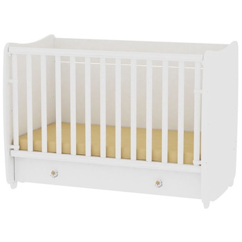 Patut lemn Lorelli Classic Dream, transformabil, 60 x 120 cm, Alb Patut lemn Lorelli Classic Dream, transformabil, 60 x 120 cm, Alb