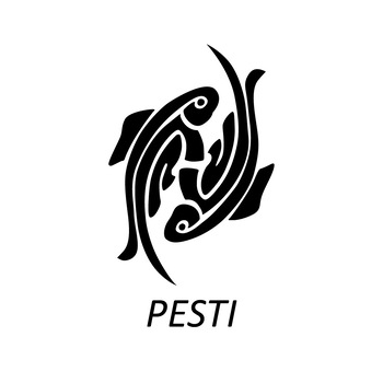 Sticker decorativ StickerStore Pesti Zodiac, 60x34 cm, Negru Sticker decorativ StickerStore Pesti Zodiac, 60x34 cm, Negru