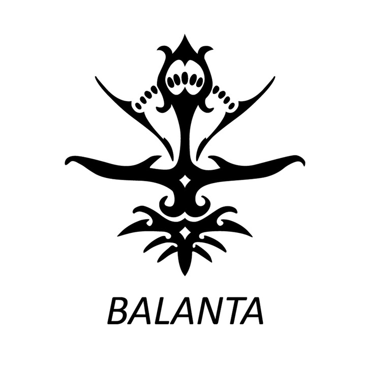 Sticker decorativ StickerStore Balanta Zodiac, 60x50 cm, Negru
