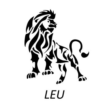 Sticker decorativ StickerStore Leu Zodiac, 60x44 cm, Negru Sticker decorativ StickerStore Leu Zodiac, 60x44 cm, Negru