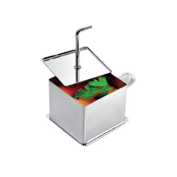 Set forme patrate inox 6,5x6,5 cm, 4 piese - Westmark Set forme patrate inox 6,5x6,5 cm, 4 piese - Westmark