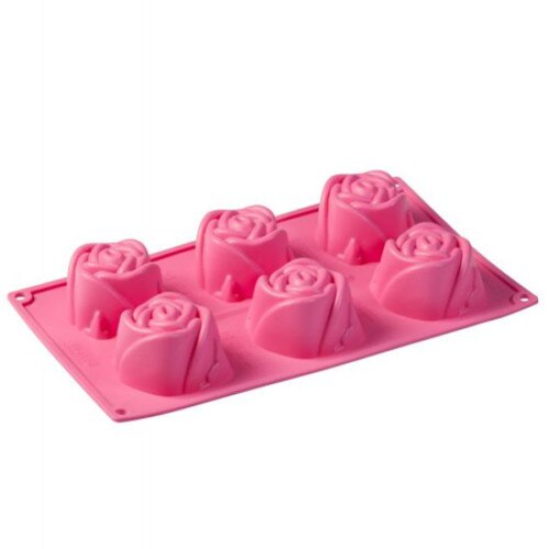 Forma Silicon Trandafiri Ø7.5xh4cm, 6 cavitati
