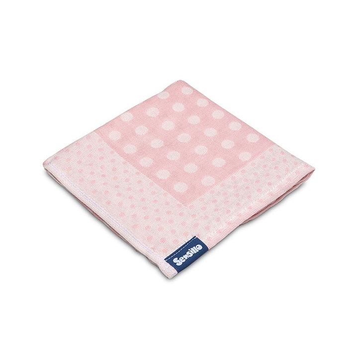 Finet 65 x 75 cm pentru bebelusi Sensillo SILLO-067, Roz