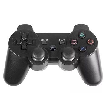 Controller wireless compatibil PS3 DoubleShock, Negru Controller wireless compatibil PS3 DoubleShock, Negru