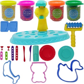 Aparat de Inghetata pentru Copii, Plastilina, SALAMANDRA KIDS®, Multicolor Aparat de Inghetata pentru Copii, Plastilina, SALAMANDRA KIDS®, Multicolor
