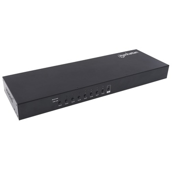 Comutator Manhattan, KVM HDMI / USB, 8 porturi, Full HD, Negru Comutator Manhattan, KVM HDMI / USB, 8 porturi, Full HD, Negru