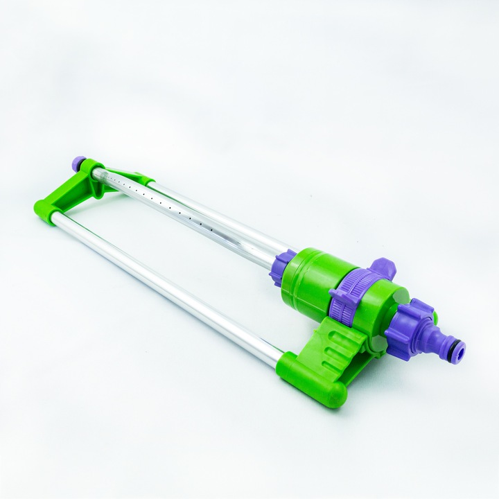 Спринклер PALISAD, Осцилиращ, Алуминиева шина с 16 дюзи, Пластмаса