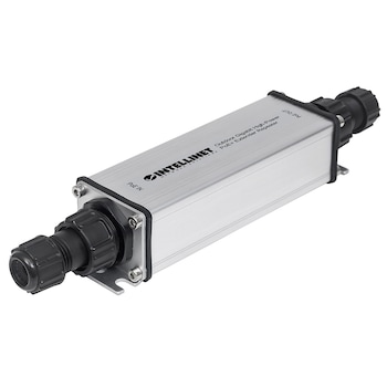 Amplificator semnal internet Intellinet, 802.3af / at, 25W, RJ45, Gri/Negru Amplificator semnal internet Intellinet, 802.3af / at, 25W, RJ45, Gri/Negru