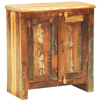Comoda din lemn masiv reciclat cu 2 usi, vintage, vidaXL, 65 x 30 x 70 cm Comoda din lemn masiv reciclat cu 2 usi, vintage, vidaXL, 65 x 30 x 70 cm