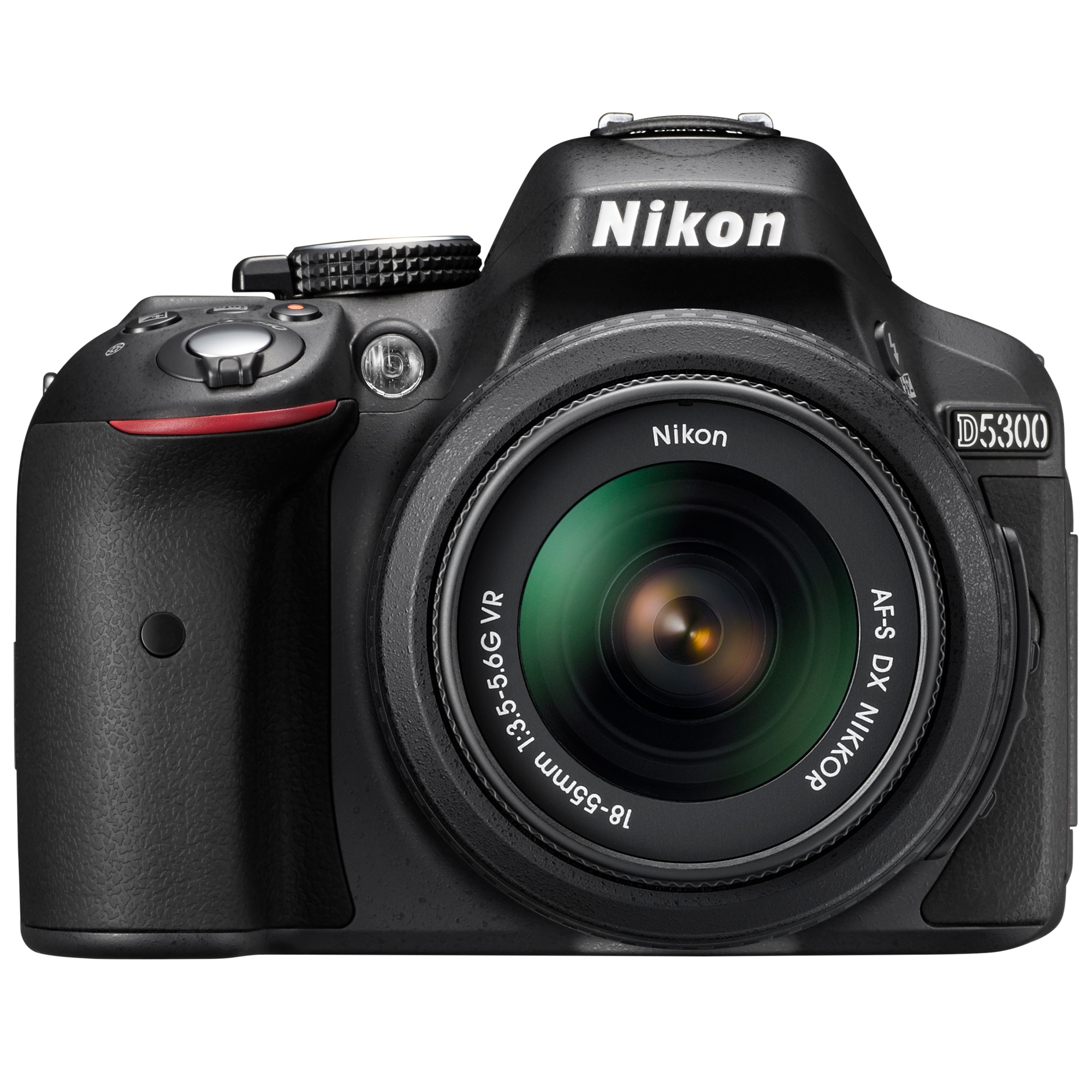 D5300 ・18−55VR GⅡ ・55−200VR GⅡ Aparat foto DSLR Nikon D5300, 24.2MP, Black + Obiectiv 18-55mm VR