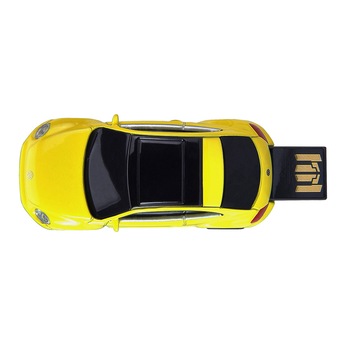 Memorie USB Auto Drive Volkswagen Beetle Negru, 16 GB, Galben Memorie USB Auto Drive Volkswagen Beetle Negru, 16 GB, Galben