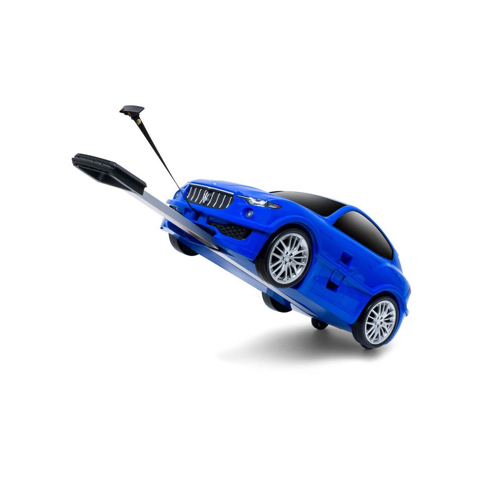 Troler Welly, ABS, 4 roti, model Maserati Lavante, Albastru