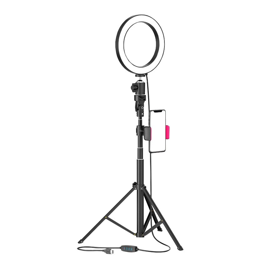 something Pay attention to Credential Suport selfie Universal Selfie-Light cu trepied si inel de lumina - eMAG.ro