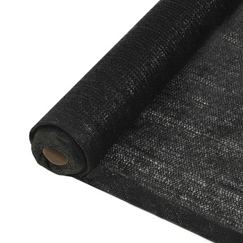 Copertina laterala vidaXL, Polietilena HDPE, 1 x 25 m, 150 g/m², Negru Copertina laterala vidaXL, Polietilena HDPE, 1 x 25 m, 150 g/m², Negru