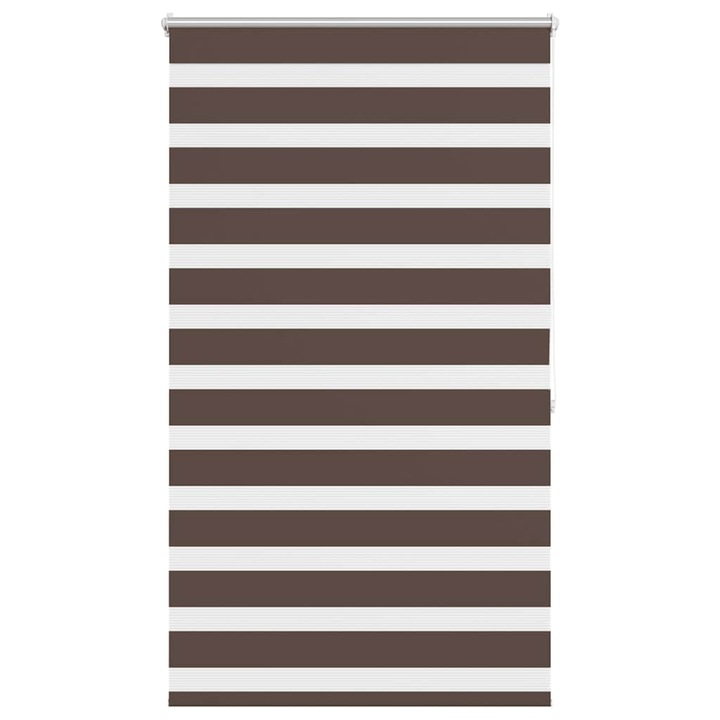 Jaluzea tip zebra vidaXL, 100 x 175 cm, cafeniu 240213