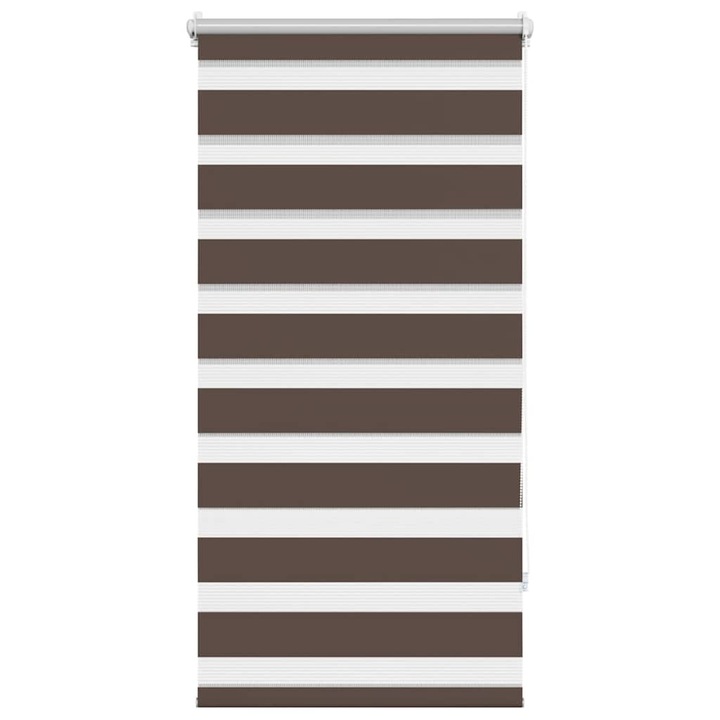 Zebra roló vidaXL, 57 x 120 cm, Kávészínű 240193
