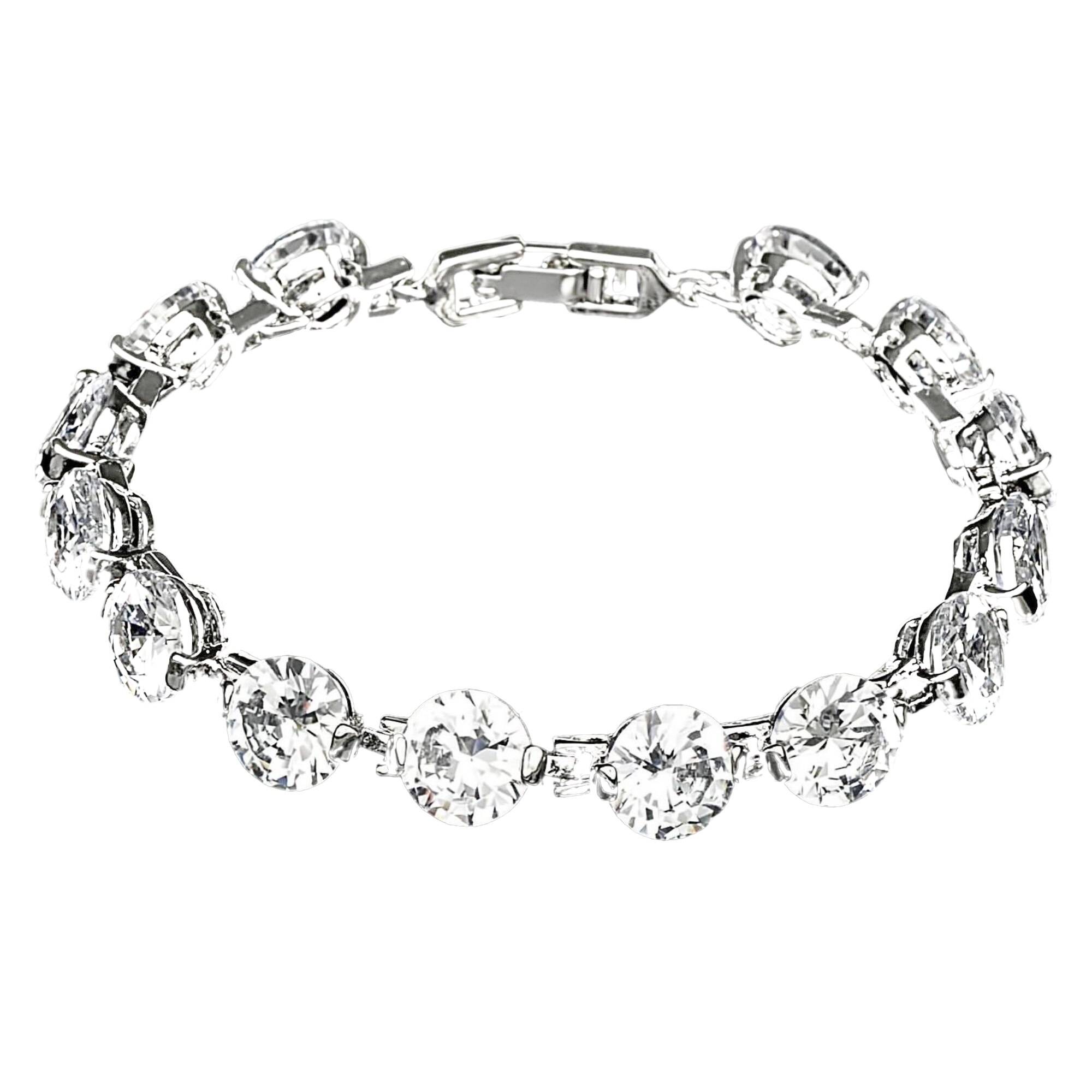 Bratara placata cu Aur 18K si Diamante, Calypso Platinum