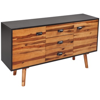 Bufet din lemn masiv de acacia, vidaXL, 115 x 35 x 70 cm Bufet din lemn masiv de acacia, vidaXL, 115 x 35 x 70 cm