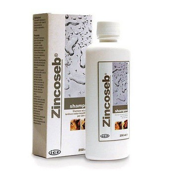 Sampon Antiseboreic Caini/Pisici ICF Zincoseb, 250 ml Sampon Antiseboreic Caini/Pisici ICF Zincoseb, 250 ml