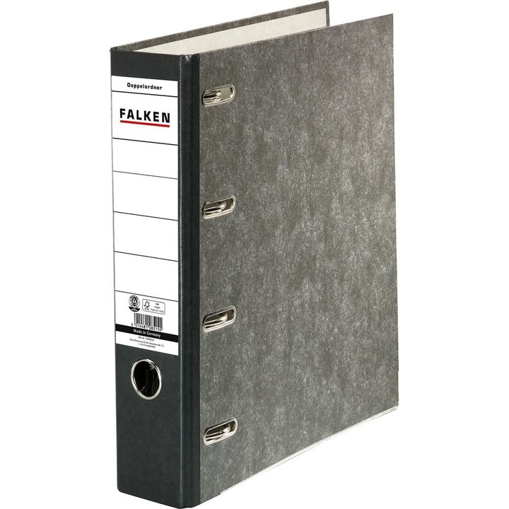Класьор Falken, 70мм, с 2 механизма, черна