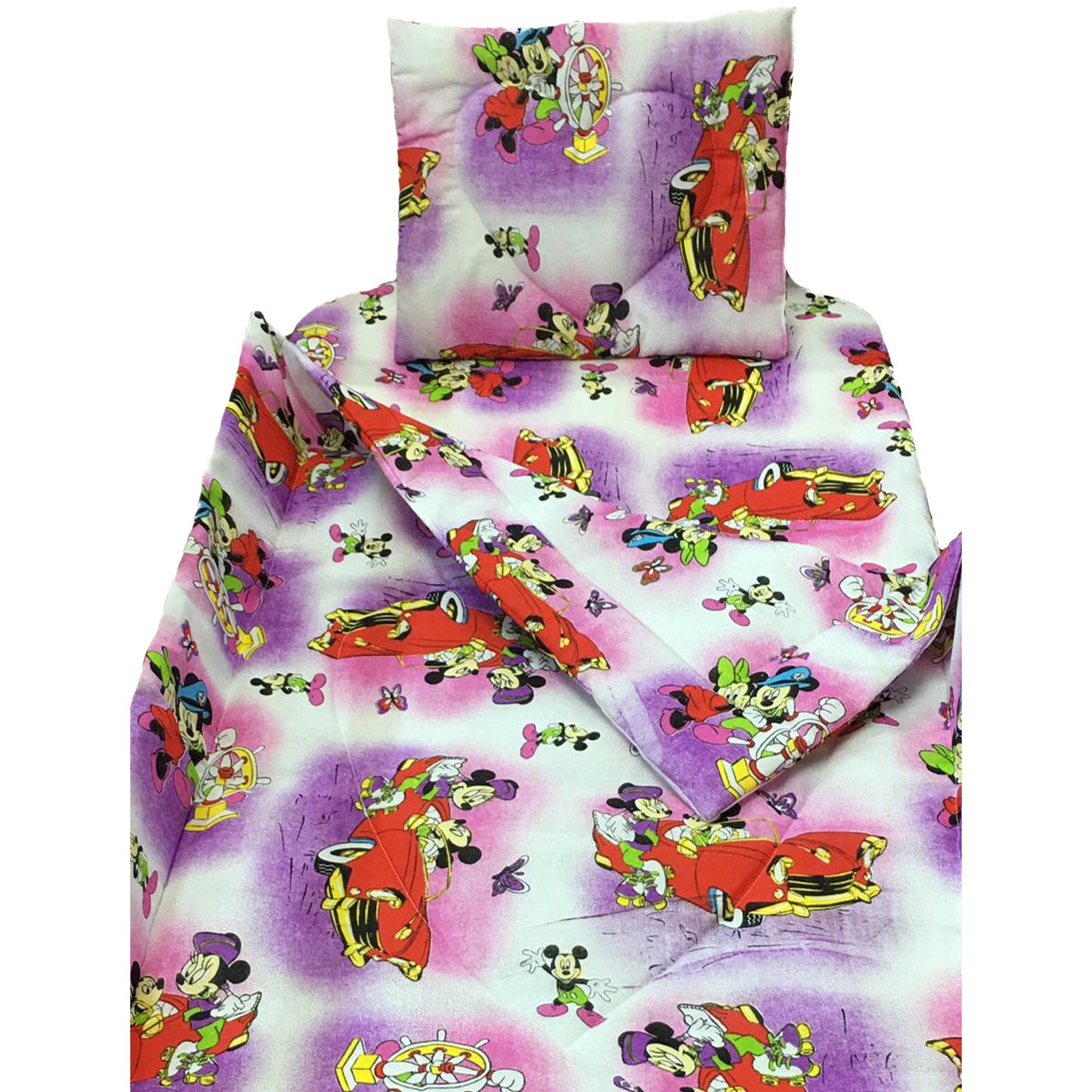 Lenjerie pentru patut bebelusi din bumbac 100%, trei piese, by Liz Line-B23