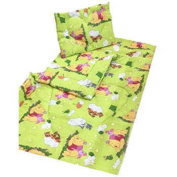 Lenjerie pentru patut bebelusi din bumbac 100%, trei piese, by Liz Line-B25 Lenjerie pentru patut bebelusi din bumbac 100%, trei piese, by Liz Line-B25