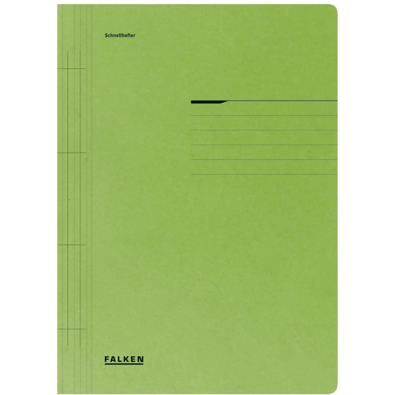 Dosar din carton Falken cu sina groasa, 250g/mp, verde